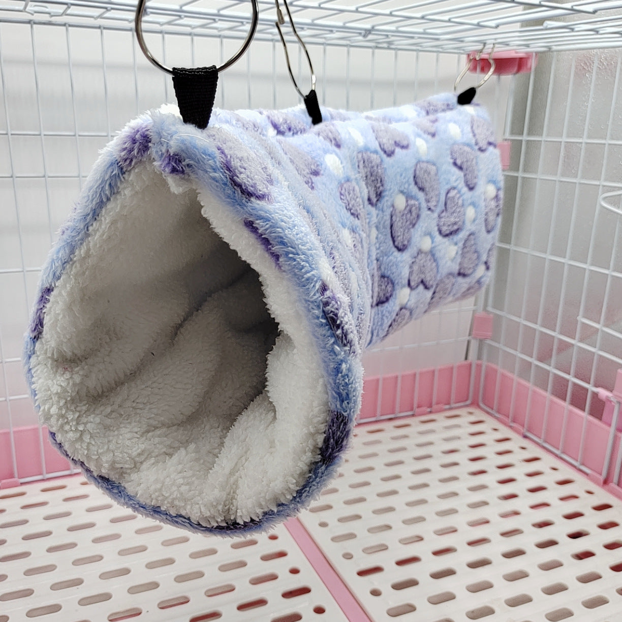 Plush Hamster Tunnel Nest – Cozy Hideaway for Small Pets
