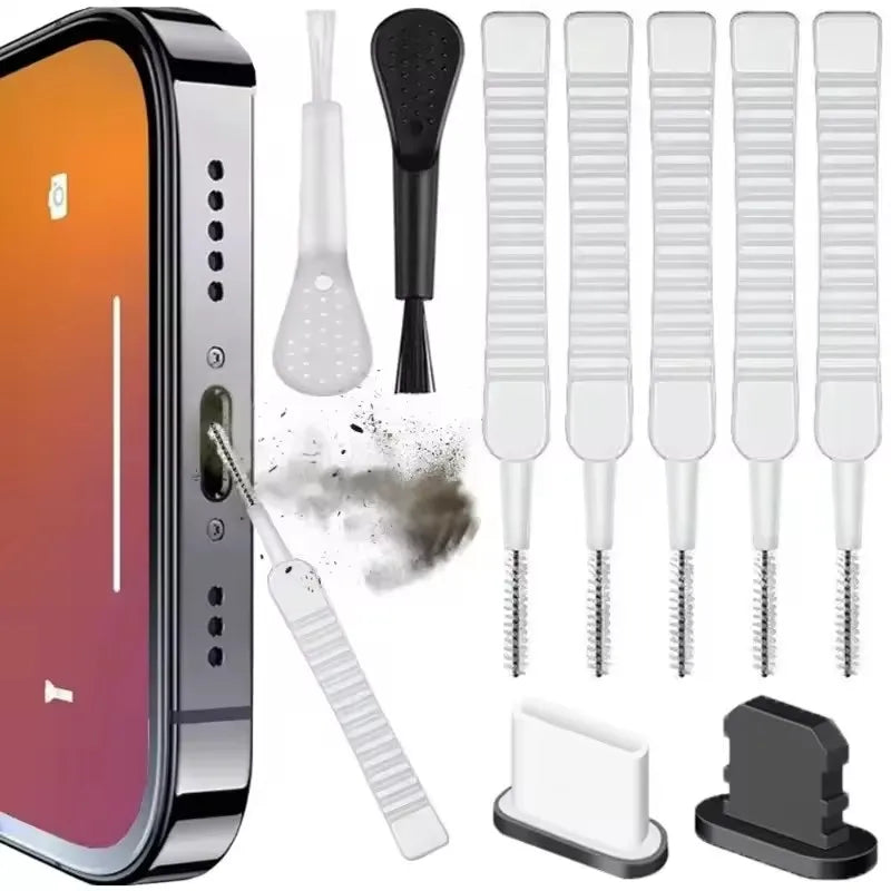 Phone & Earbuds Cleaning Kit with Dust Plugs