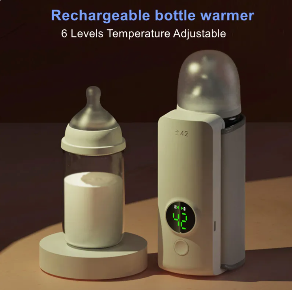 Portable USB Bottle Warmer with Insulated Heating Bag