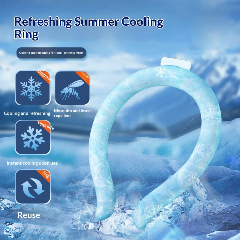 Portable Neck-Hanging Cooling Ice Ring PCM
