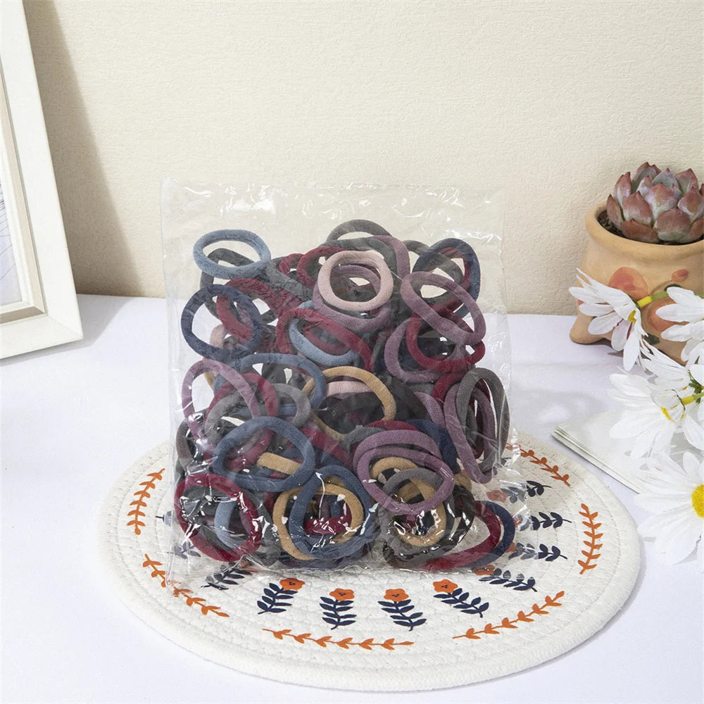 50/100 pieces of black and white hair bands, women's hair bands,...