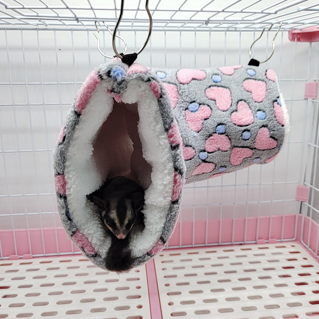 Plush Hamster Tunnel Nest – Cozy Hideaway for Small Pets