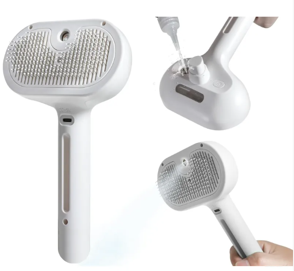 Spray Misting Pet Grooming Brush