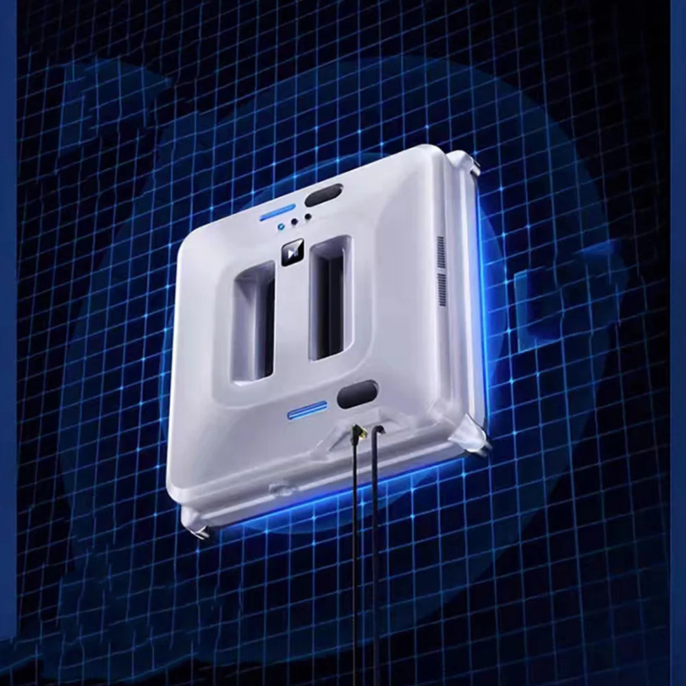 Robotic Window Cleaner with Dual Water Spray