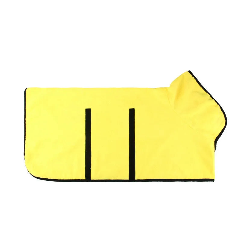 Microfiber Pet Bathrobe – Fast-Drying Dog Towel