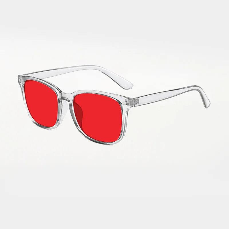 Unisex Red Yellow Orange Tinted Anti Blue Light Glasses, Night...