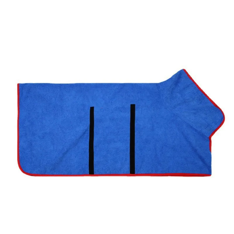 Microfiber Pet Bathrobe – Fast-Drying Dog Towel