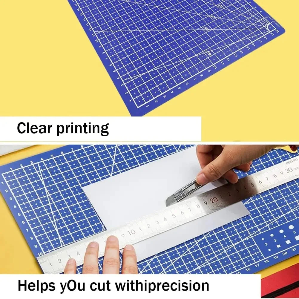 A3 A4 A5 PVC Cutting Mat Workbench Patchwork Cut Pad Sewing Manual...