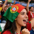 World Cup National Flag-printed Square Scarf