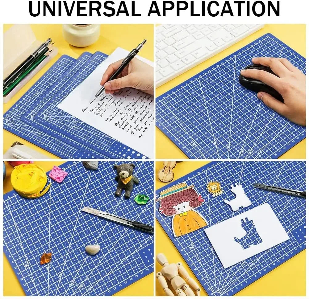 A3 A4 A5 PVC Cutting Mat Workbench Patchwork Cut Pad Sewing Manual...