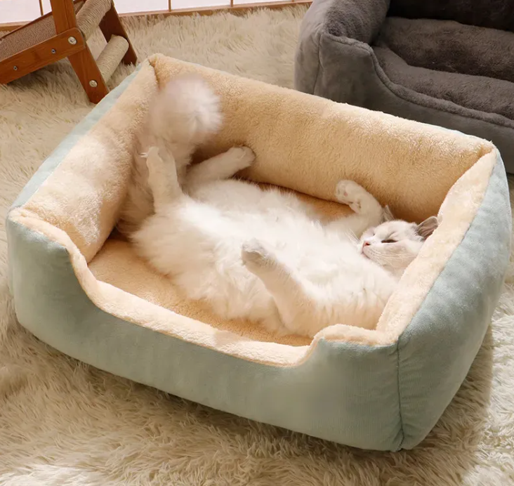 Boho Cat and Dog Bed – Cozy Nest for Small Pets