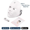 7-Color LED Facial Mask with Neck Treatment