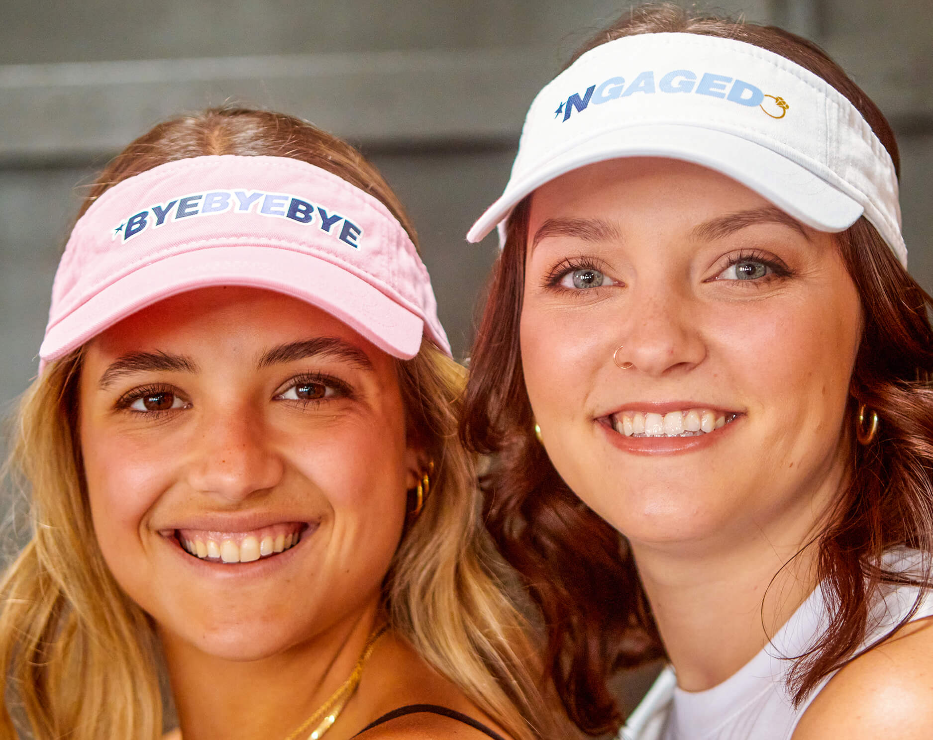 90's Boy Band Bachelorette Party Visors - Trendy Summer Accessory