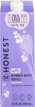 Foaming Bubble Bath Refill, Lavender Calm Scent, Tear-Free, Hypoallergenic, Naturally Derived, Gentle for Baby, 32 Fl Oz
