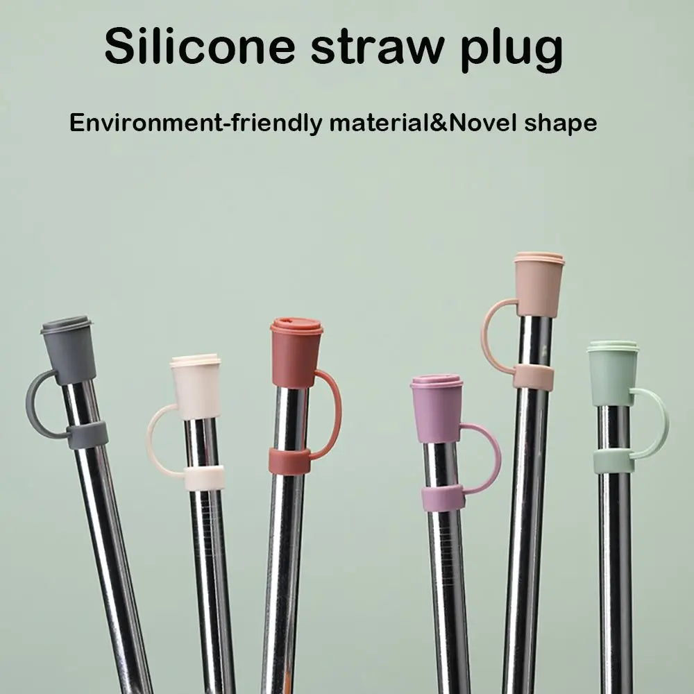 Silicone Straw Tip Covers – Reusable & Dust-Proof