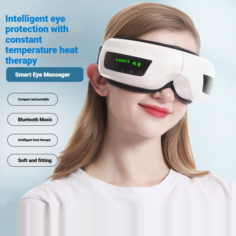 Vibrating Bluetooth Eye Massager for Tired Eyes