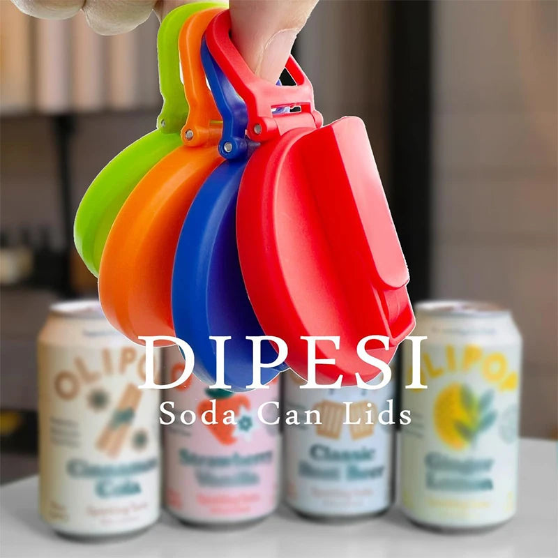 Silicone Soda Can Cover with Built-in Straw – 2 Pack