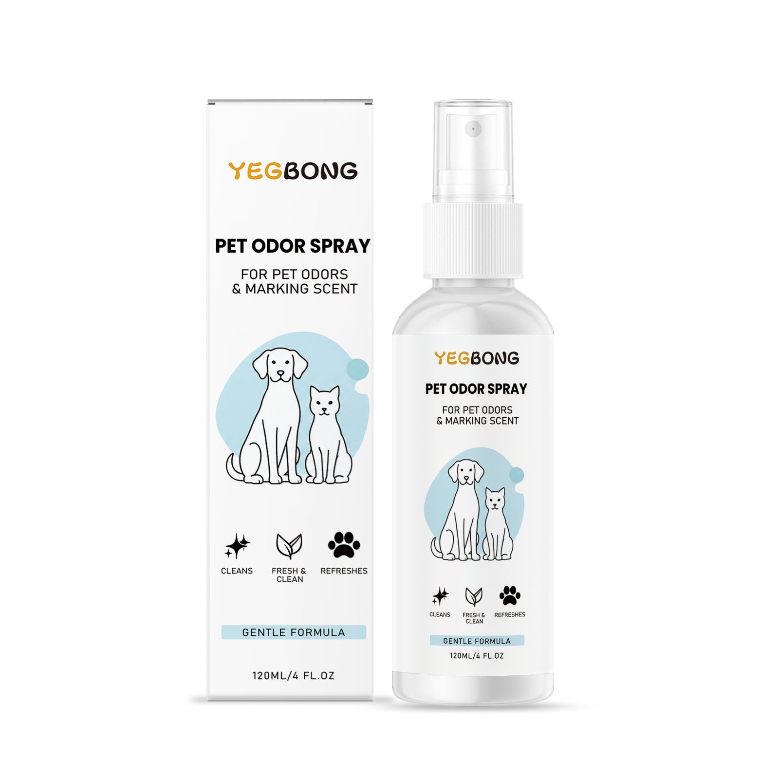 Natural Pet Odor Eliminator Spray