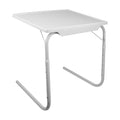 Foldable Tray Table Portable Sofa TV Tray 6 Heights 3 Angles...