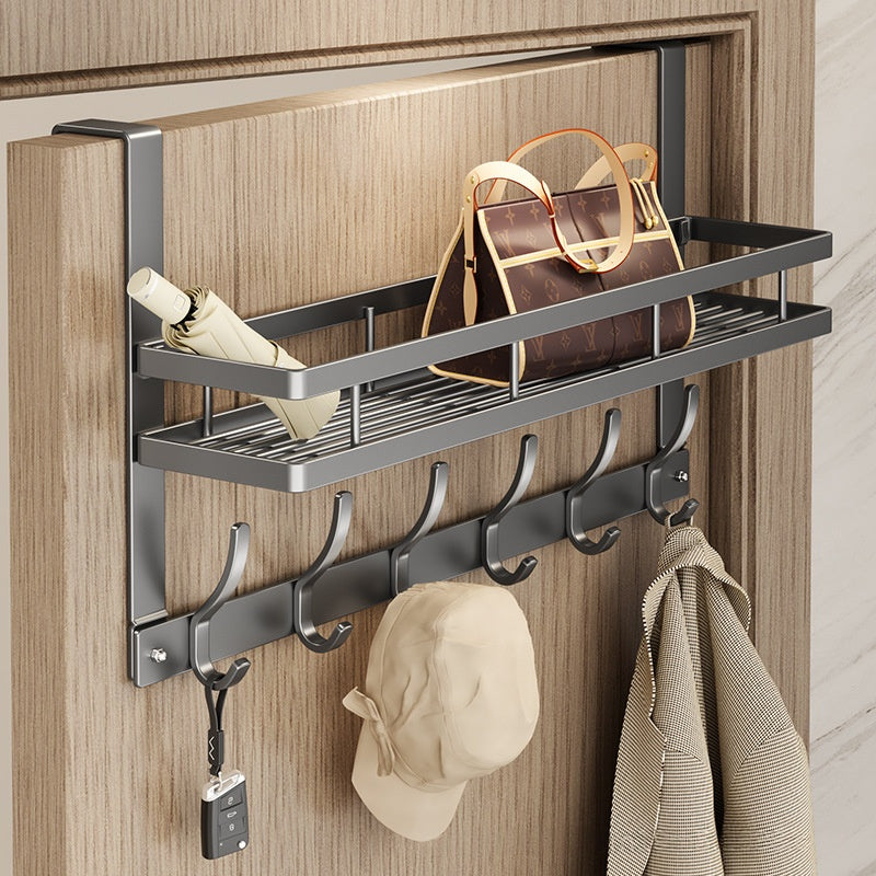 Home Wall-mounted Door-back Storage Shelf