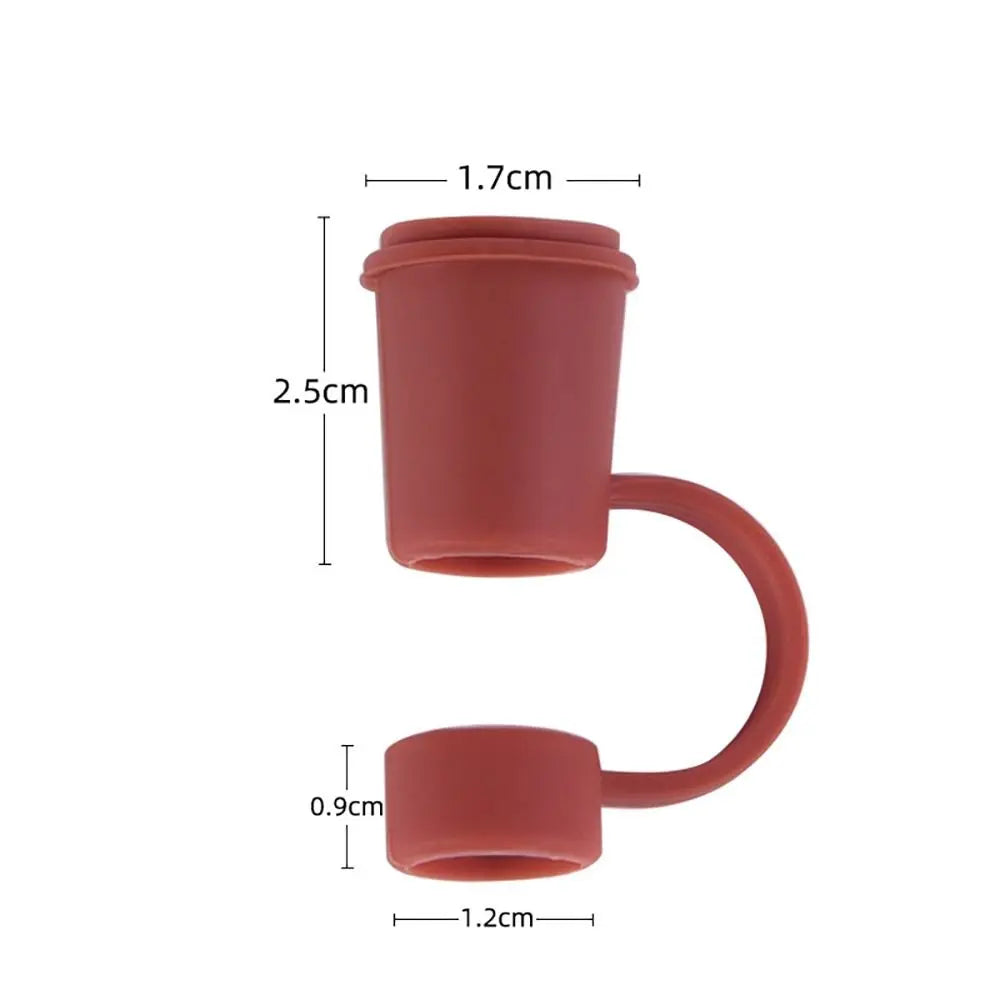 Silicone Straw Tip Covers – Reusable & Dust-Proof
