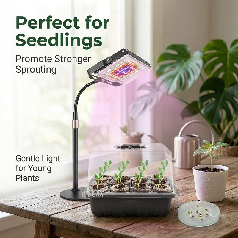 Floor-Standing LED Grow Light for Indoor Plants