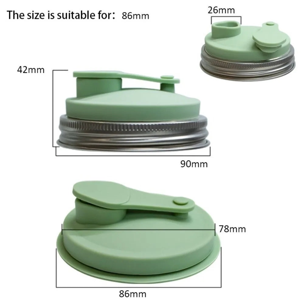 Silicone Soda Can Lid – Leak-Proof Flip Cap