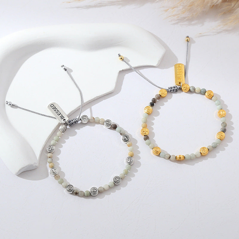 Adjustable Beaded Bracelet For WomenAlloy Religious Jewelry