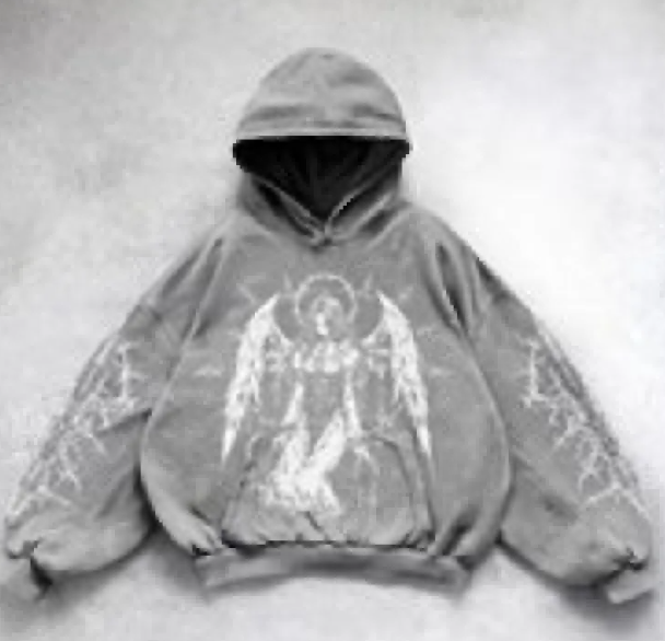 Y2K Streetwear Hoodie with Bold Graphic Print