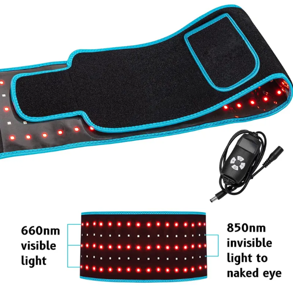 Red Light Therapy Belt – 120 LED Wearable Light