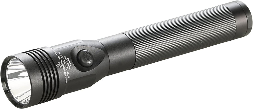 75458 Stinger DS LED HL 800-Lumen Rechargeable Dual Switch Flashlight with 120-Volt Ac/12-Volt DC Smart Charge Piggyback Charger (Nimh), Black