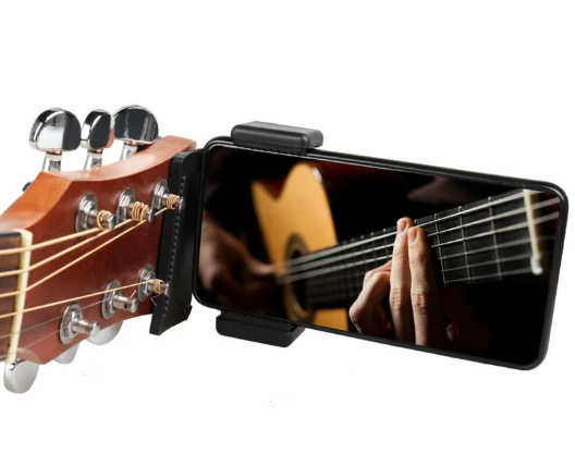Guitar Phone Clip Stand – Hands-Free Mount for Musicians