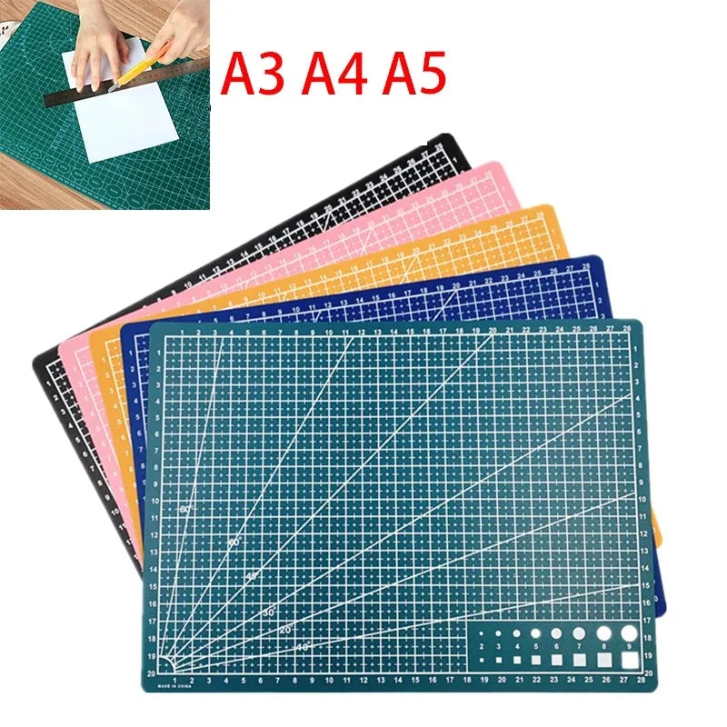 A3 A4 A5 PVC Cutting Mat Workbench Patchwork Cut Pad Sewing Manual...