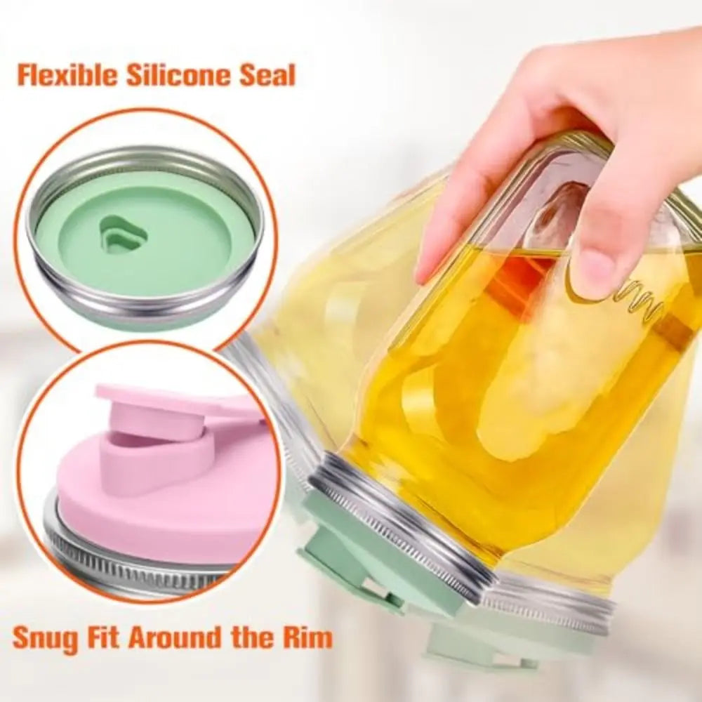 Silicone Soda Can Lid – Leak-Proof Flip Cap