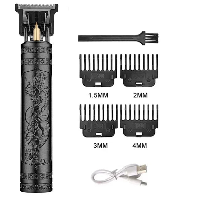 Vintage Cordless Hair Trimmer with USB Charging