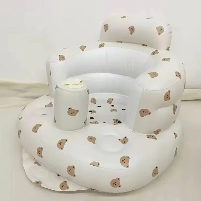 Inflatable Baby Chair with Built-in Pump