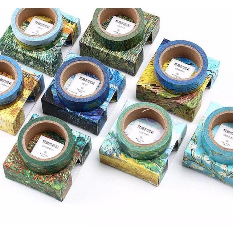 Decorative Masking Tape Sticker Roll Set