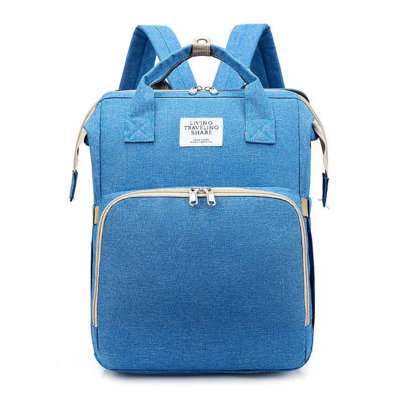 Diaper Backpack with Insulated Bottle Pockets