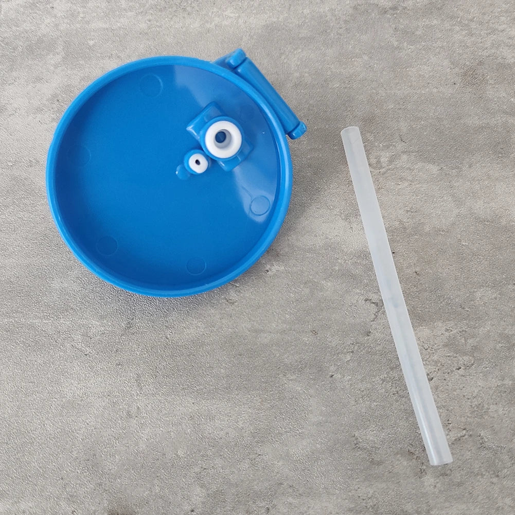 Colorful Reusable Soda Can Lids with Straws