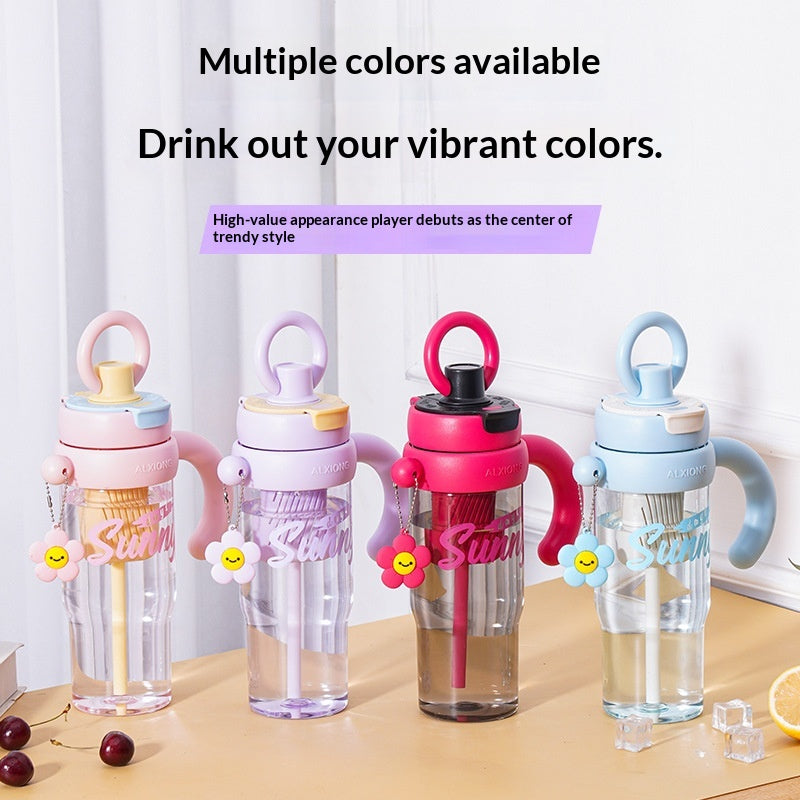 Jumbo Insulated Water Bottle with Straw