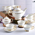Bone China Coffee Cup and Saucer Set