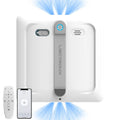 Window Cleaning Robot Liectroux S9 Automatic Glass Cleaner with 2 Rotating Brushes 6-Way Water Spray for Home Windows