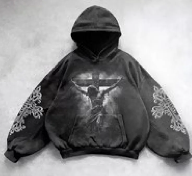Y2K Streetwear Hoodie with Bold Graphic Print