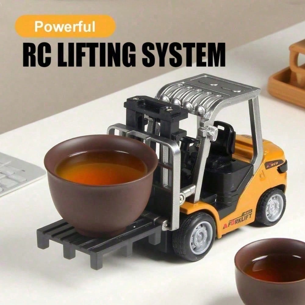 App-Controlled RC Forklift Toy with Alloy Construction
