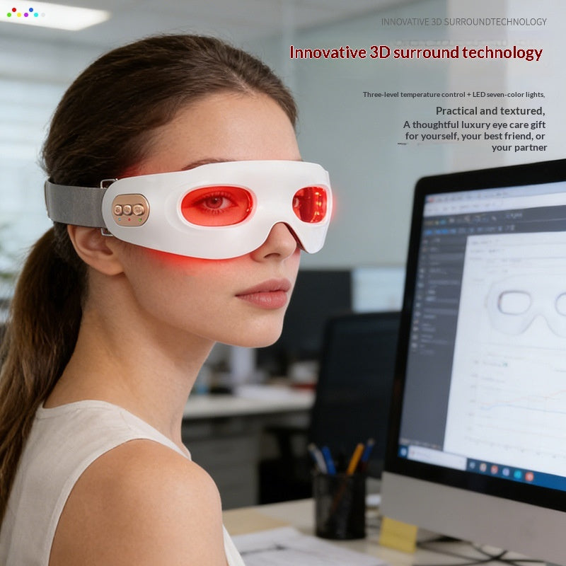 Red Light Vibration Eye Massager