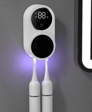 Motion-Sensor UV Toothbrush Sanitizer Holder