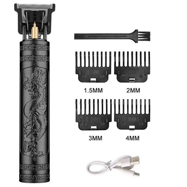 Vintage Cordless Hair Clipper with USB Charging
