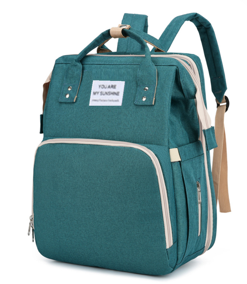Diaper Backpack with Insulated Bottle Pockets