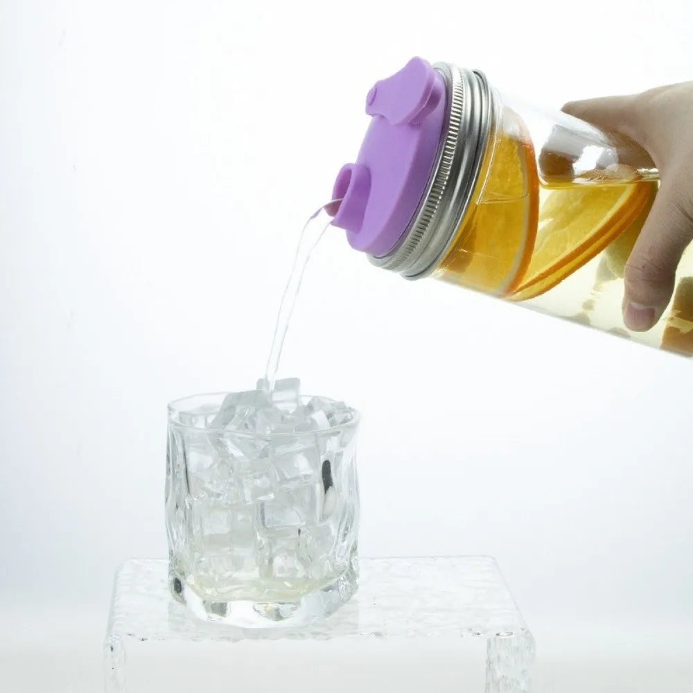 Silicone Soda Can Lid – Leak-Proof Flip Cap