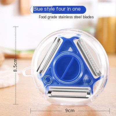 3-in-1 Rotating Fruit & Vegetable Peeler